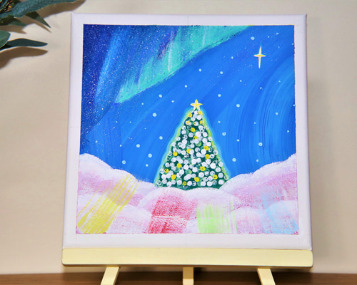 ▷売り切れ(クーポン有)メリークリスマス／アクリル画