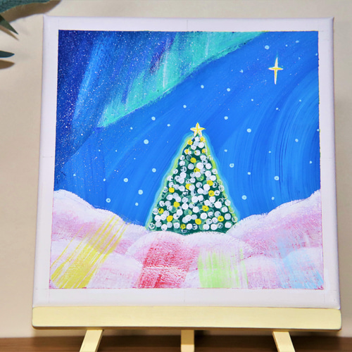 ▷売り切れ(クーポン有)メリークリスマス／アクリル画