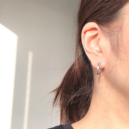 925シルバー フープピアス シルバーフープピアス - IBUQUI 下北沢にあるオーガニック