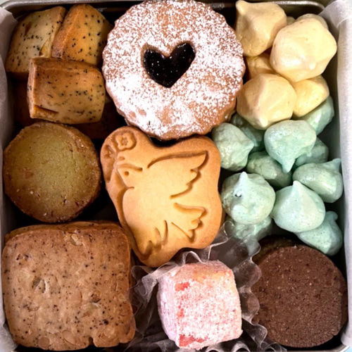 しあわせの鳥クッキー缶 クッキー cookie core 通販 13610202｜Creema