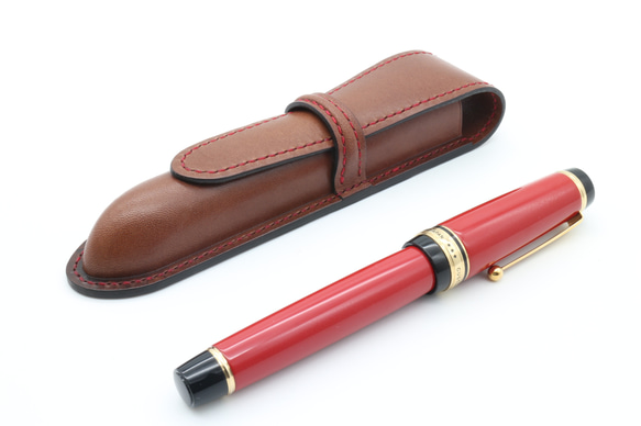 オーダー】 1本挿し万年筆ケース 絞りタイプ カスタム URUSHI用（送料