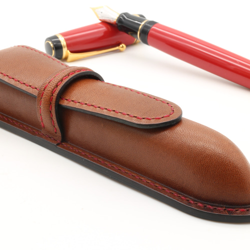 オーダー】 1本挿し万年筆ケース 絞りタイプ カスタム URUSHI用（送料