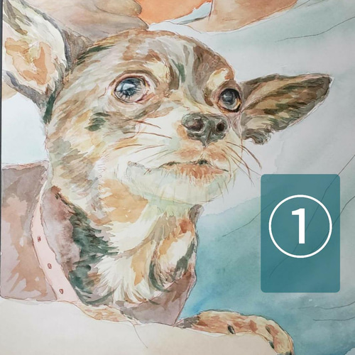 5名さま　B4サイズ【似顔絵オーダー】ホワイトフレーム 5名さま B4サイズ【似顔絵オーダー】ホワイトフレーム