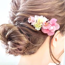 桜のヘアクリップ〜春を感じるアクセサリー〜 1枚目の画像