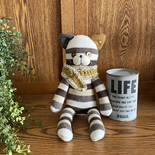 ソックモンキー☆ネコちゃん ぬいぐるみ 73⭐︎surf 通販 13612288