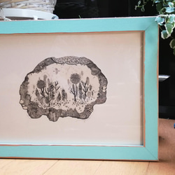 銅版画作品 「こけだま」 10枚目の画像