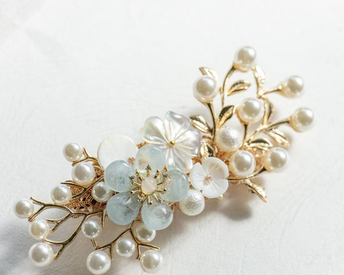 お花のバレッタ♪ お花のバレッタ レース編み バレッタ Lunarheavenly 通販 383441