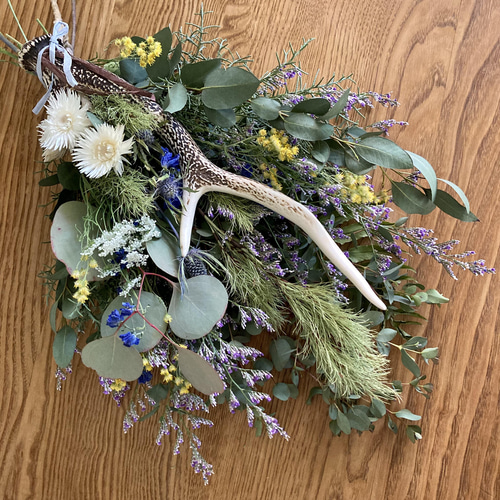 鹿の角スワッグ スワッグ ayayayaya 通販 13612395｜Creema