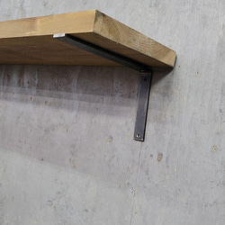 Lサイズ》アイアンブラケット ブラケット 棚受け アイアン シンプル