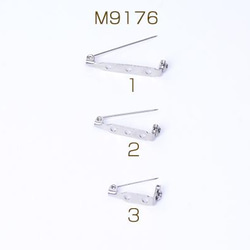 M9176-1 30個  ステンレス製 ブローチピン  3X（10ヶ） 1枚目の画像