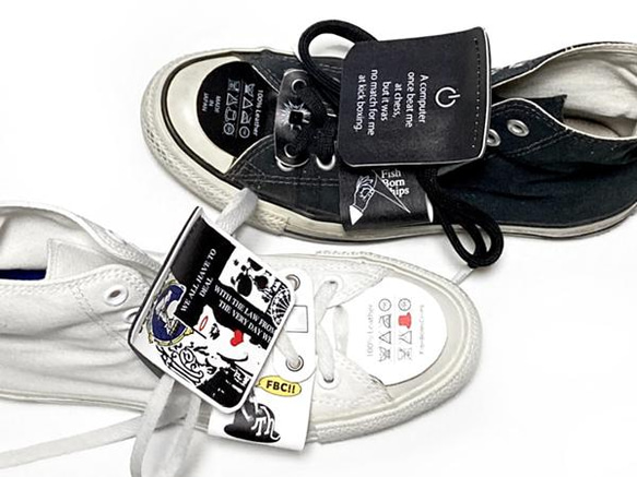 Shoe Decoration (White/Black) 5枚目の画像