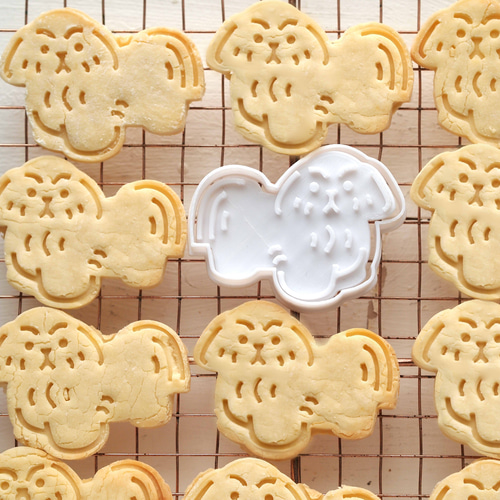 クッキーページ クッキー型 シーズー横向き クッキー型 めめぱん 通販 13613583