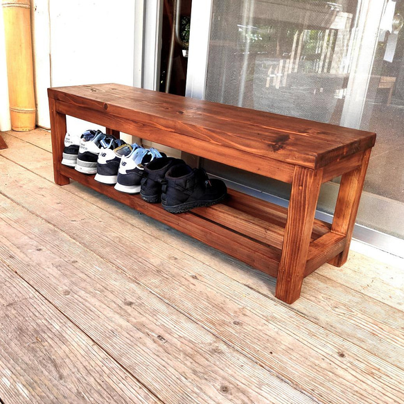 ベンチ シューズラック 収納 玄関 ナチュラルスタイル ソファ・ベンチ
