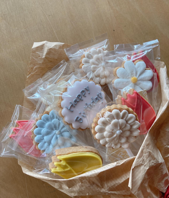花束クッキー10本組 3枚目の画像