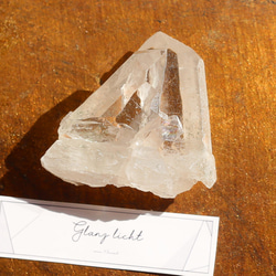 レインボー入り クローライトインクォーツ 天然石 水晶 原石 鉱物 クラスター 15枚目の画像