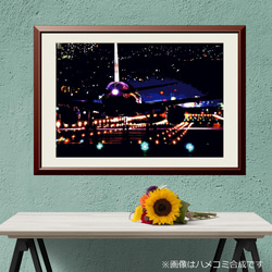 アートポスター】夜の滑走路（作品No.333） 写真・グラフィック
