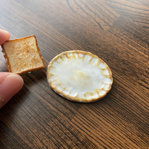 受注製作:ミニチュア【ピザトースト】(観賞用) その他置物 受注製作:ミニチュア【ピザトースト】(観賞用) その他置物
