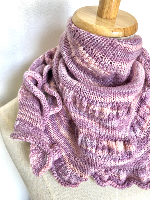 Cashmere100％ High Quality プレーン大判ストール Pink 無地
