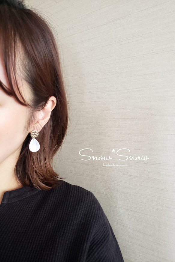 new in▽【pink】design plate*shizuku color shell 2枚目の画像