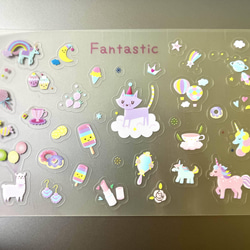 Original Design Clear Sticker - Fantastic by Seed Cone 4枚目の画像