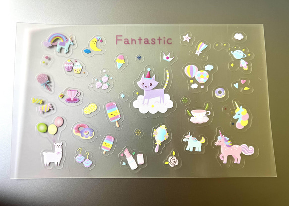 Original Design Clear Sticker - Fantastic by Seed Cone 4枚目の画像