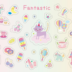 【ステッカー】高質感透明防水貼紙-Fantastic Clear Sticker 第1張的照片