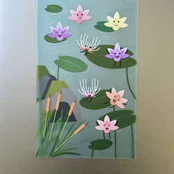 Original Design Clear Sticker - Aquatic Plants by Seed Cone 4枚目の画像