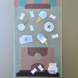 【ステッカー】高質感透明防水貼紙-魔力甜點店 Clear Sticker 第4張的照片