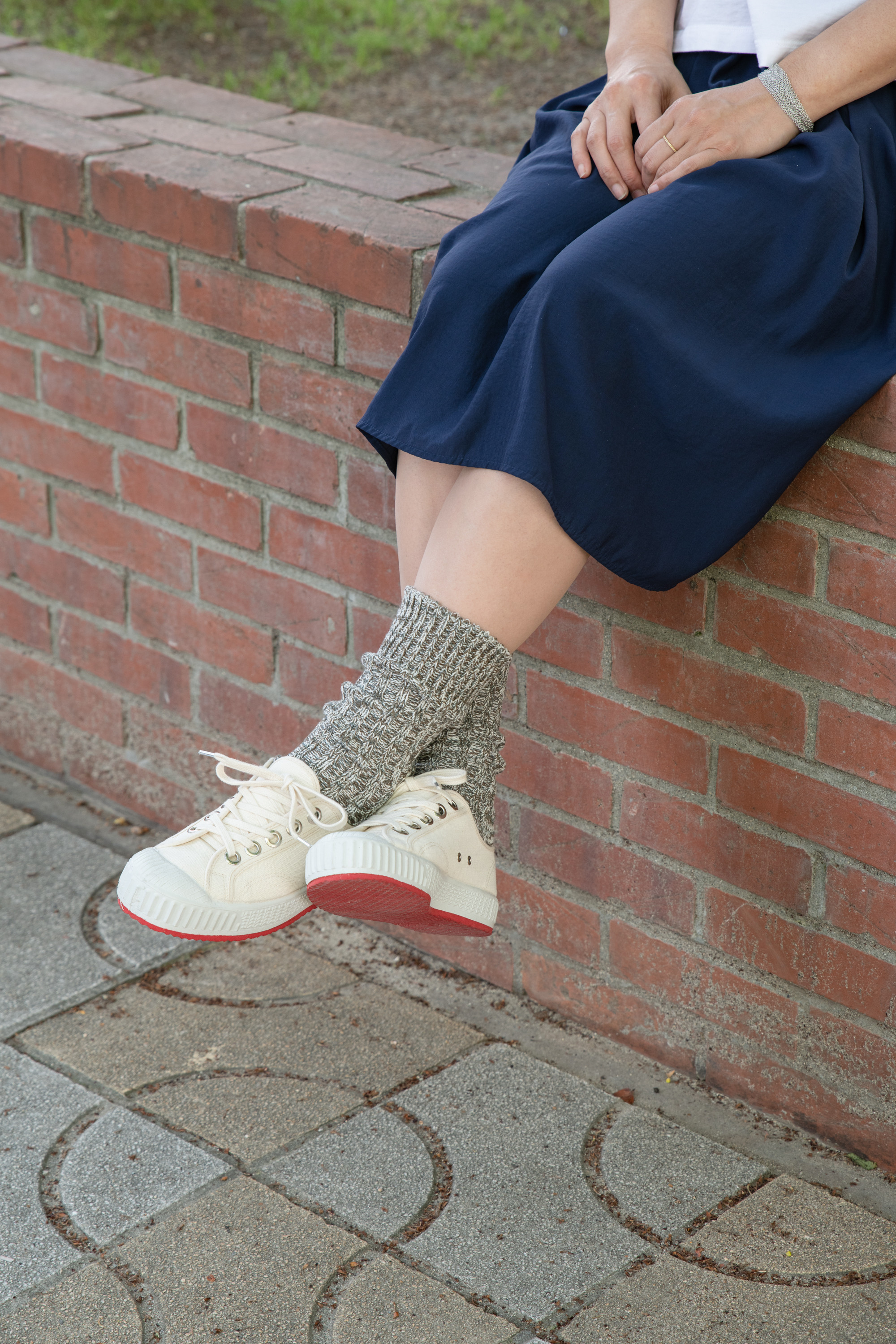 【SALE】INN-STANT　OLD-NEO　#702 NATUAL(WHITE+RED SOLE)