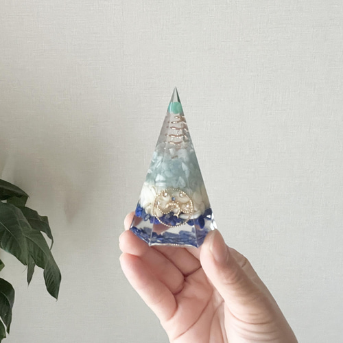 幸せの象徴♡イルカモチーフのオルゴナイト その他インテリア雑貨