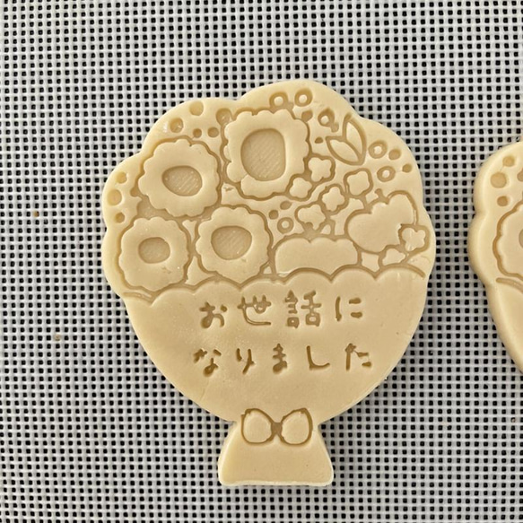 感謝の花束クッキー（大）　クッキー型（スタンプ付き） 3枚目の画像