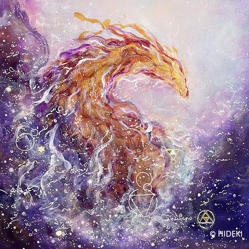 目覚めー龍神様の絵 龍の絵 八大龍王 絵画 HIDEKI 通販 13618374