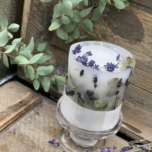 癒しのラベンダー ボタニカルキャンドル キャンドル・キャンドル