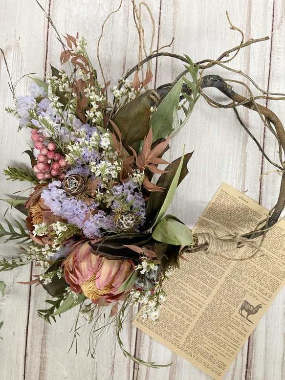 7.秋色紫陽花ハーフリース 7.秋色紫陽花ハーフリース 7.秋色紫陽花ハーフリース