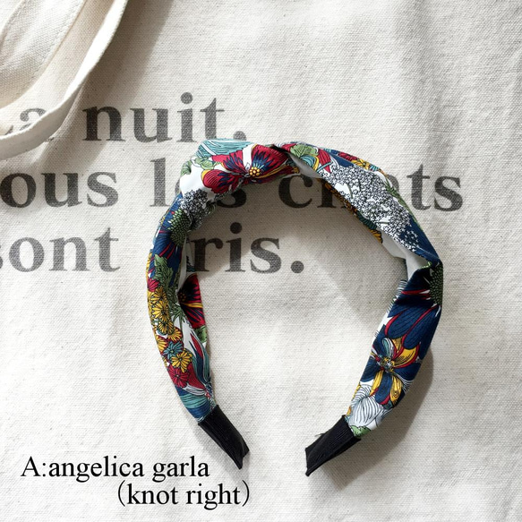 LIBERTY 織物寬結髮帶 / Angelica Gala 第3張的照片