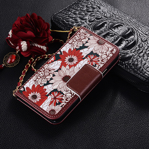 携帯カバー スマホケース 手帳型 花柄 iPhone NO.14 iPhoneケース