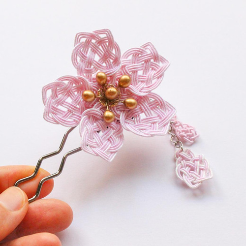 桜の花かんざし-toki- かんざし kamihitoe 通販｜Creema(クリーマ 
