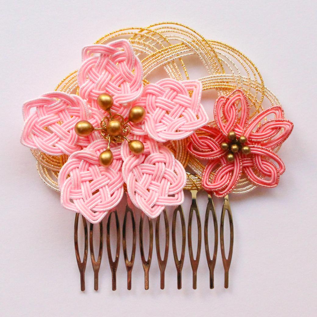 桜の花ヘアコーム