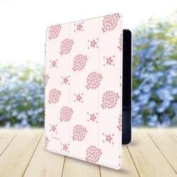 【小桜と猫】手帳型iPadケース（片面印刷/カメラ穴あり/はめ込みタイプ） 2枚目の画像