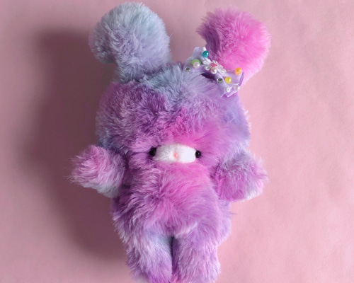 ユメカワJUNKちゃん☆うさぎ ぬいぐるみ 手のひらサイズ ロップイヤー④ ユメカワJUNKちゃん☆うさぎ ぬいぐるみ 手のひらサイズ ロップ