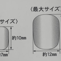 ネイルチップ12枚セット(キッズ、ちび爪) 2枚目の画像