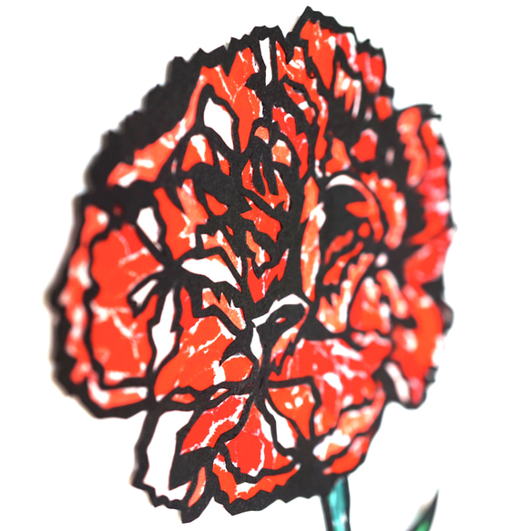切り絵×ちぎり絵】mother's-day -母の日- 原画アート 母の日