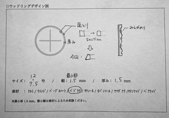 g様　オーダーメイド　ペアリング 2枚目の画像