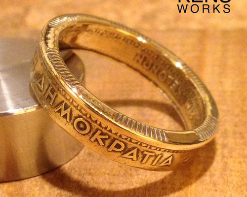 【 ギリシャ 100ドラクマ】 18金 18K コーティング コイン ネックレス ギリシャ 20ドラクマ】 18金 18K コーティング コイン ネックレス