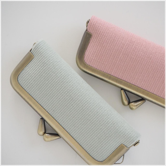■フレンチコーデュロイのがま口印鑑ケース■ hanko case (fcod)