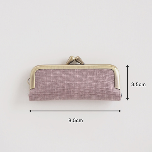 ■フレンチコーデュロイのがま口印鑑ケース■ hanko case (fcod)