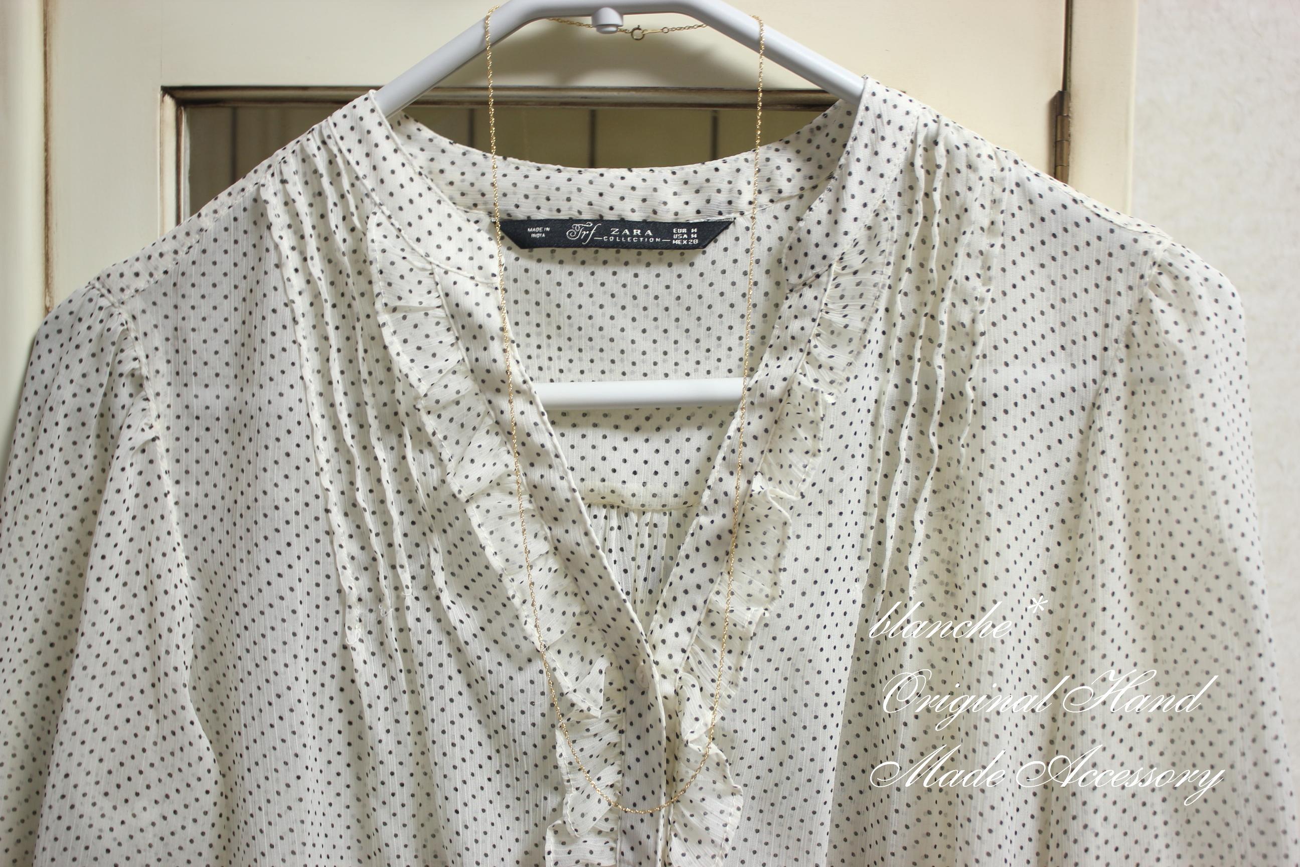 ロープチェーンロングネックレス＊14kgf