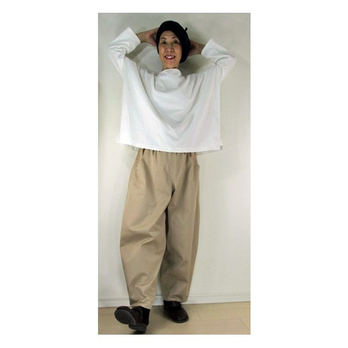 型紙/telitea/裏地なしぶかぶかパンツ（PN-0071) 型紙 telitea
