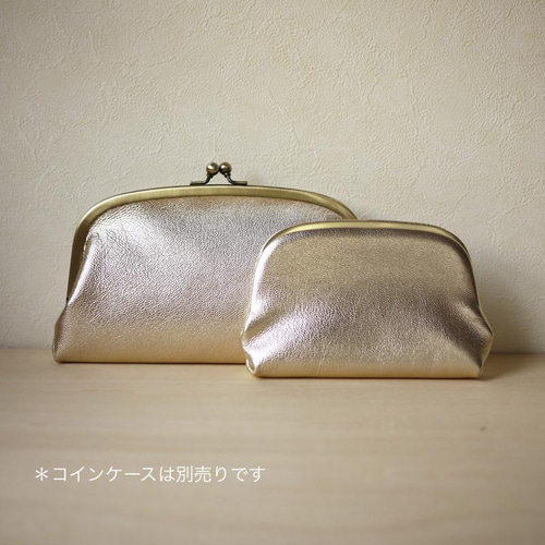 【新品】kawa-kawa がま口長財布 ゴールド 692bk-1.jpg