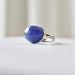 青紫のflowerタンザナイト ring 3枚目の画像